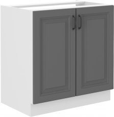 Donji element Stilo - dustgrey/bijela - 80 cm ZL 2F BB