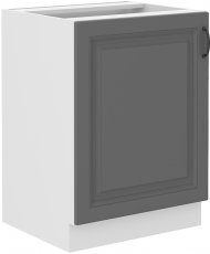 Donji kutni element Stilo - dustgrey/bijela - 60 cm D 1F BB