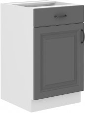 Donji element Stilo - dustgrey/bijela - 50 cm D 1F 1S