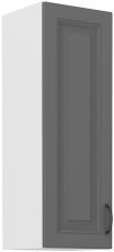 Stolarz Lempert - Gornji element Stilo - dustgrey/bijela - 30 cm G-90 1F