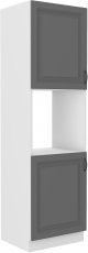 Visoki element za ugradbenu pećnicu Stilo - dustgrey/bijela - 60 cm DKS-210 3S 1F