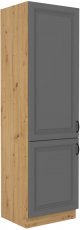 Visoki element Stilo - dustgrey/artisan hrast - 60 cm LO-210 2F