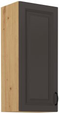 Gornji element Stilo - siva/artisan hrast - 40 cm G-90 1F