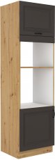Visoki element Stilo - siva/artisan hrast - 60 cm DPM-210 2F