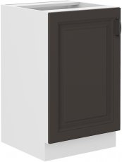 Donji element Stilo - siva/bijela - 50 cm ZL 1F BB