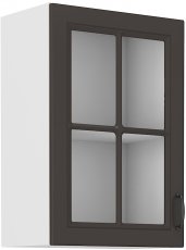 Gornja vitrina Stilo - siva/bijela - 40 cm GS-72 1F