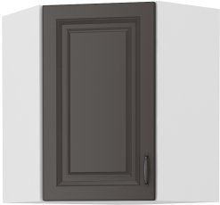 Gornji kutni element Stilo - siva/bijela - 58x58 cm GN-72 1F