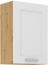 Stolarz Lempert - Gornji element Luna - bijela/artisan hrast - 50 cm G-72 1F