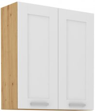Gornji element Luna- bijela/artisan hrast - 80 cm G-90 2F