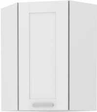 Gornji kutni element Luna - bijela - 60x60 cm GN-90 (45°) 1F