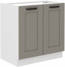 Donji element Luna - claygrey/bijela - 80 cm ZL 2F BB