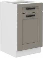 Donji element Luna - claygrey/bijela - 50 cm D 1F 1S