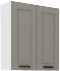 Gornji element Luna - claygrey/bijela - 80 cm G-90 2F