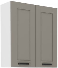 Stolarz Lempert - Gornji element Luna - claygrey/bijela - 80 cm G-90 2F