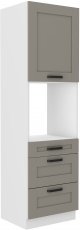 Visoki element za ugradbenu pećnicu Luna - claygrey/bijela - 60 cm DPS-210 3S 1F