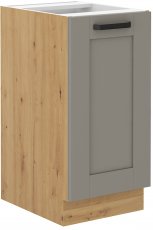 Donji element Luna - claygrey/artisan hrast - 40 cm D 1F BB