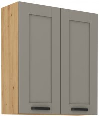 Stolarz Lempert - Gornji element Luna - claygrey/artisan hrast - 80 cm G-90 2F