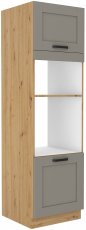 Visoki element Luna - claygrey/artisan hrast - 60 cm DPM-210 2F