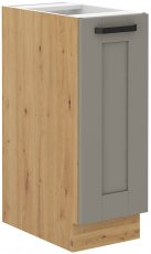 Donji element s policama Luna - claygrey/artisan hrast - 30 cm D CARGO BB