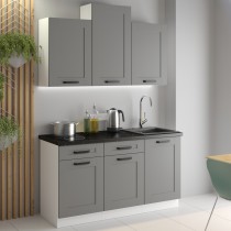 Stolarz Lempert - Gornji kutni element Luna - dustgrey/bijela - 60x60 cm GN-72 (45°) 1F