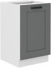 Donji element Luna - dustgrey/bijela - 50 cm ZL 1F BB
