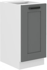Donji element Luna - dustgrey/bijela - 40 cm D 1F BB
