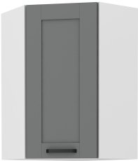 Gornji kutni element Luna - dustgrey/bijela - 58x58 cm GN-90 1F