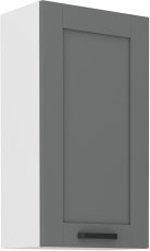 Stolarz Lempert - Gornji kutni element Luna - dustgrey/bijela - 50 cm G-90 1F