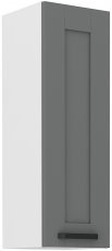 Stolarz Lempert - Gornji element Luna - dustgrey/bijela - 30 cm G-90 1F