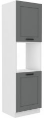 Visoki element za ugradbenu pećnicu Luna - dustgrey/bijela - 60 cm DP-210 2F