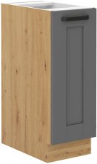 Donji element Luna - dustgrey/artisan hrast - 30 cm D CARGO BB