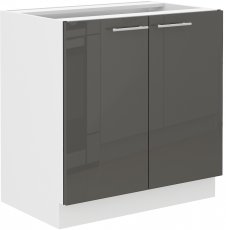 Stolarz Lempert - Donji element Lara - siva - 80 cm D 2F BB