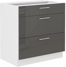 Donji element Lara - siva - 80 cm D 3S BB