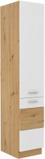 Visoki ormar HG - artisan hrast/bijela - 40 cm DK-210 2F