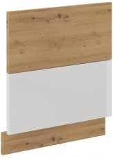 Vrata za ugradbenu perilicu suđa HG - artisan hrast/bijela - ZM 57x59,6 cm