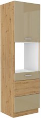Visoki element za ugradbenu pećnicu HG - artisan hrast/capuccino - 60 cm DP-210 2F