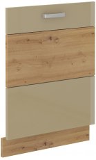 Vrata za ugradbenu perilicu suđa HG - artisan hrast/capuccino - ZM 71,3x59,6 cm