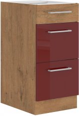 Donji element Vigo HG - bordo - 40 cm D 3S BB
