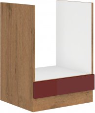 Donji element za ugradbenu pećnicu Vigo HG - bordo - 60 cm D GAZ BB