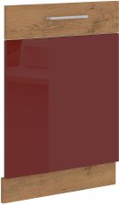 Vrata za ugradbenu perilicu suđa Vigo HG - bordo - ZM 71,3x59,6