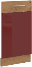 Vrata za ugradbenu perilicu suđa Vigo HG - bordo - ZM 71,3x44,6 cm