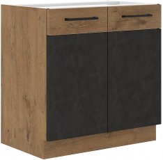 Donji element Vigo - matera - 80 cm D 2F BB