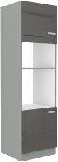 Visoki element za pećnicu i mikrovalnu pećnicu Grey - 60 cm DPM-210 2F