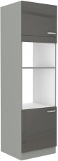 Stolarz Lempert - Visoki element za pećnicu i mikrovalnu pećnicu Grey - 60 cm DPM-210 2F