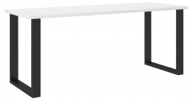 Blagovaonski stol Imperial - 185x67 cm - bijela