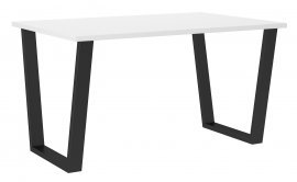 Blagovaonski stol Cesar - 138x90 cm - bijela