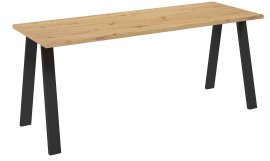Blagovaonski stol Kleo - 138x90 cm - hrast artisan