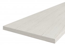 Kuhinjski pult 38x600 mm - 2600 mm - bijela ipamena