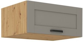 Gornji element Luna - claygrey/artisan hrast - 80 cm NAGU-36 1F