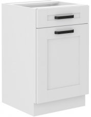 Donji element Luna - bijela - 50 cm D 1F 1S BB